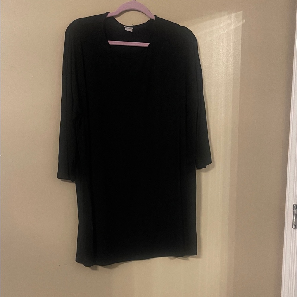 Chico's Classic Black Tunic Top